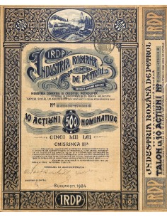 1924 - IRDP - INDUSTRIA ROMANA DE PETROL