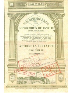 1940 - FABRICAREA DE HARTIE LETEA