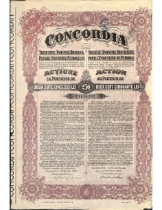 1924 - CONCORDIA - SOC. AN. ROMANA PENTRU INDUSTRIA...