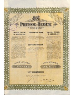 1922 - PETROL-BLOCK
