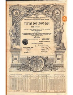 1913 - KINGDOM OF ROUMANIA LOAN DATORIA PUBLICA - 4 1/2%...