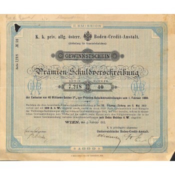 K.K. PRIV. ALLG. OSTERREICHISCHE BODEN-CREDIT-ANSTALT