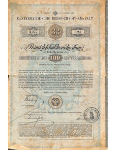 1880 - K.K. PRIV. ALLG. OSTERREICHISCHE BODEN-CREDIT-ANSTALT