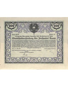 1920 - STAASFCHULDBERFCHREIBUNG