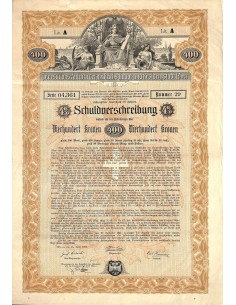 1902 - GOLD BOND INVESTITIONS-ANLEHEN DER K. K. REICHS -...