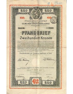 1918 - PFANDBRIEF 200 KRONEN