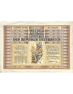 1945 - WIEDER, AUFBAU, LOTTERIE DER REPUBLIK OSTERREICH