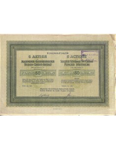 1926 - ALLGEMEINEN OSTERR. BODEN-CREDIT-ANSTALT