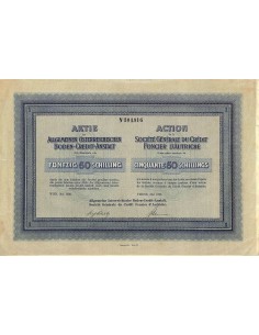 1926 - ALLGEMEINEN OSTERR. BODEN-CREDIT-ANSTALT - 1 AZIONE