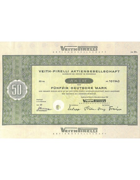 1968 - VEITH-PIRELLI AG