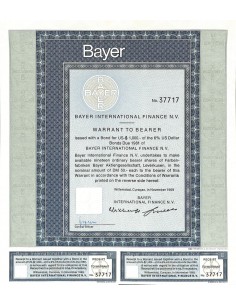 1969 - BAYER INTERNATIONAL FINANCE N. V.