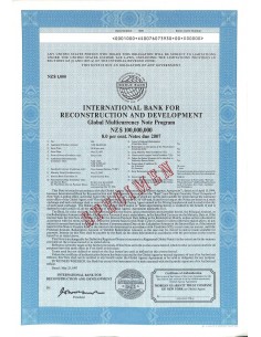 1997 - INTERNATIONAL BANK FOR RECONSTRUCTION AND DEVELOPMENT