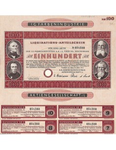 1953 - I. G. FARBENINDUSTRIE - 100 RM