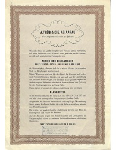 A. TRUB E CIE. AG AARAU