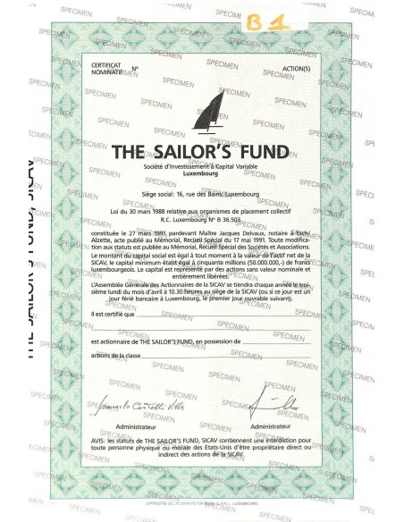 1988 - THE SAILOR'S FUND