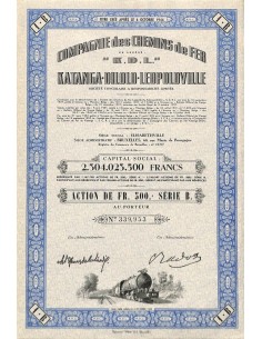1952 - COMP. DES CHEMINS DE FER K.D.L....