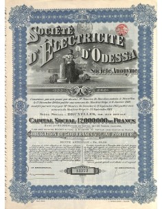 1913 - SOC. D'ÉLECTRICITÉ D'ODESSA