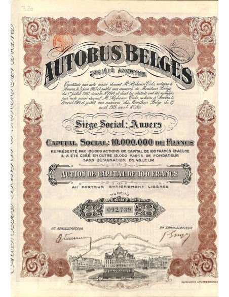 1924 - AUTOBUS BELGES