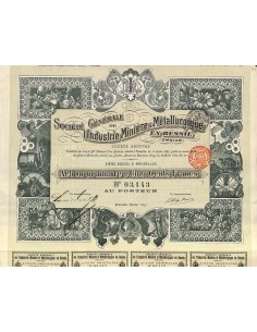 1897 - INDUSTRIE MINIERE ET METALLURGIQUE EN RUSSIE SOC....