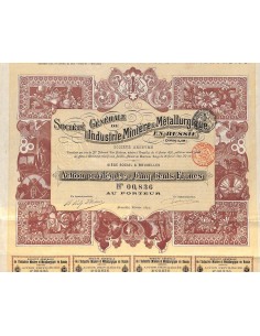 1897 - INDUSTRIE MINIERE ET METALLURGIQUE EN RUSSIE SOC....