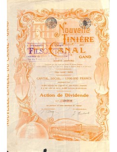 1912 - NOUVELLE LINIÈRE DU CANAL - GAND