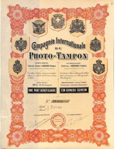 1909 - COMP. INTERNATIONALE DU PHOTO-TAMPON