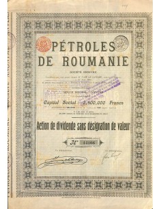 1906 - PETROLES DE ROUMANIE