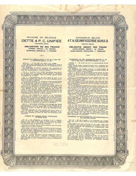 1935 - ROYAUME DE BELGIQUE