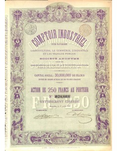 1887 - COMPTOIR INDUSTRIEL