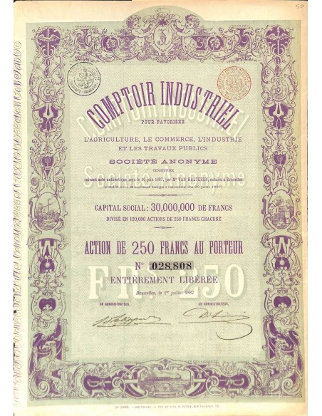1887 - COMPTOIR INDUSTRIEL