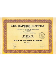 1939 - LES RAPIDES LUTETIA