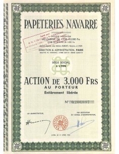 1951 - PAPETERIES NAVARRE