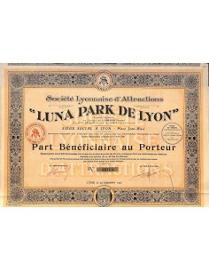 1921 - LUNA PARK DE LYON