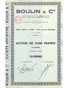 BOULIN ET C.IE