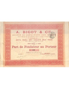 1897 - A. BIGOT ET C.IE
