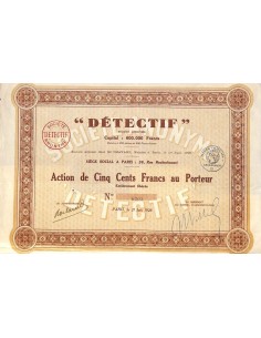 1928 - DETECTIF SOC. ANON.