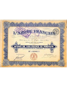 1926 - L'AZOTE FRANCAIS