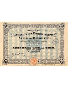 1928 - L'EXTENSION ET L'EMBELLISSEMENT DE LA VILLE DE...