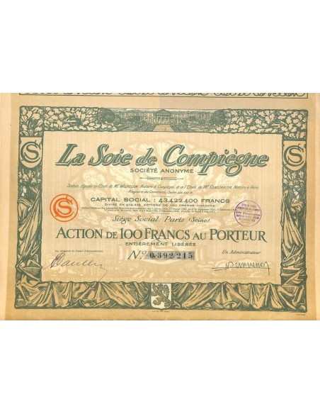 1928 - LA SOIE DE COMPIEGNE