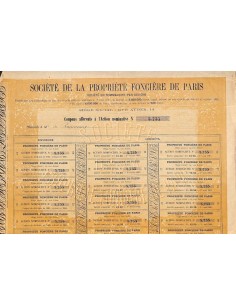 1866 - PROPRIETÉ FONCIERE DE PARIS SOC. DE LA