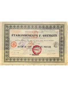 1906 - ETABLISSEMENTS F. GEORGES