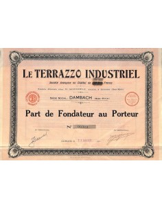 1927 - LE TERRAZZO INDUSTRIEL