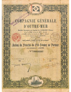1925 - COMPAGNIE GENERALE D'OUTRE-MER