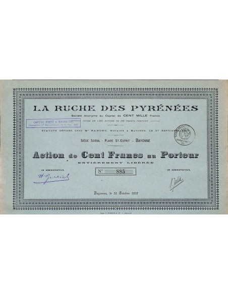 1918 - LA RUCHE DES PYRÉNÉES