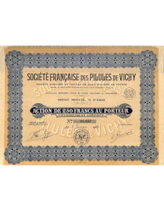 1931 - PILULES DE VICHY SOC. FRANCAISE DES