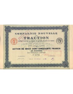 1923 - COMPAGNIE NOUVELLE DE TRACTION
