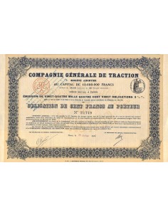 1914 - COMPAGNIE GENERALE DE TRACTION