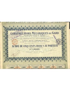 1920 - CONSTRUCTIONS MECANIQUES DU GARD