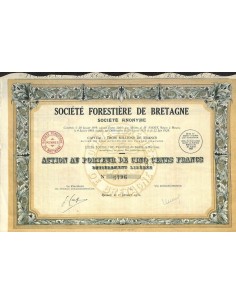 1930 - FORESTIERE DE BRETAGNE SOC.