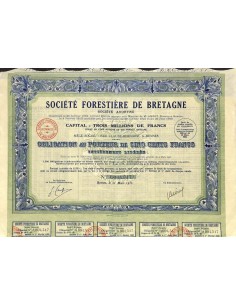 1932 - FORESTIERE DE BRETAGNE SOC.
